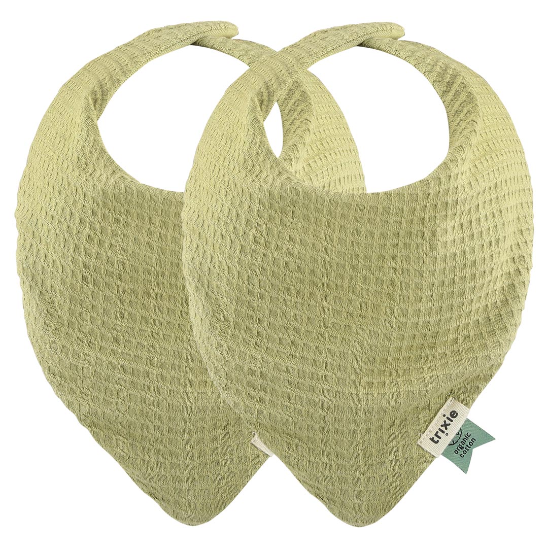 Babero bandana 2-pack mix - Cocoon Lemongrass